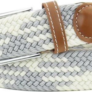 Mixed Color Woven Stretch Braided Belts for Men and Women Fashion Elastic Belts