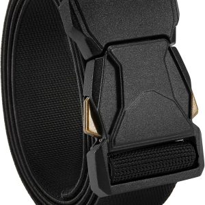 Stretch Tactical Belt Men - 1.5" Nylon Work Belt for Military EDC - Quick Release for Utility EMT Hiking